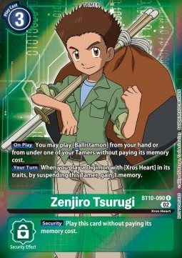 Zenjiro Tsurugi (BT10-090) (V.2) - Promos: Xros Encounter