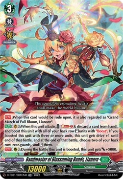 Bandmaster of Blossoming Bonds, Lianorn [D Format] (V.2 - Rare) - Trial Deck: Urara Haneyama
