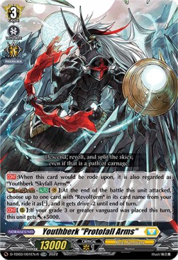 Youthberk "Protofall Arms" [D Format] (V.2 - Rare) - Trial Deck: Raika Koshiba