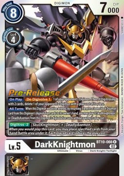DarkKnightmon (BT10-066) - Promos: Xros Encounter