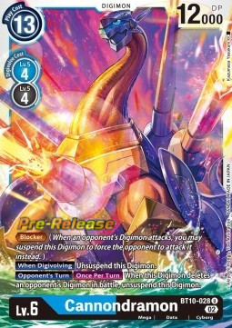 Cannondramon (BT10-028) - Promos: Xros Encounter