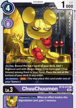 ChuuChuumon (BT10-073) - Promos: Xros Encounter