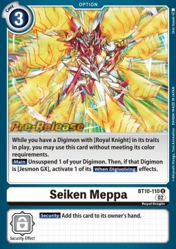 Seiken Meppa (BT10-110) - Promos: Xros Encounter