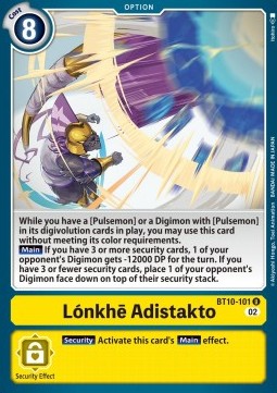 Lónkhē Adistakto (BT10-101) - Xros Encounter