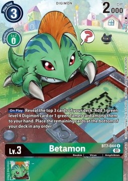 Betamon (BT7-044) - Promos: Xros Encounter