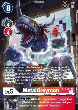 MetalGreymon (BT8-067) - Promos: Xros Encounter
