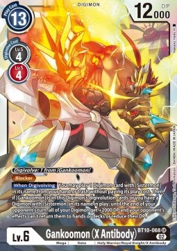 Gankoomon (X Antibody) (BT10-068) (V.1) - Xros Encounter