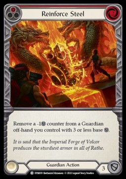 Reinforce Steel (Red) (Regular) - Dynasty