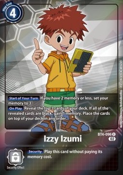 Izzy Izumi (BT4-096) - Promos: Starter Deck
