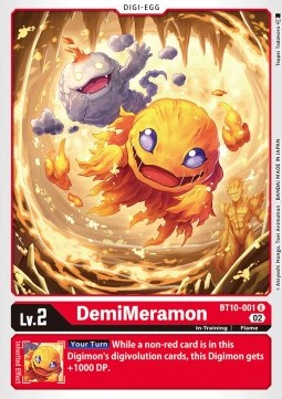 Demimeramon (BT10-001) - Xros Encounter