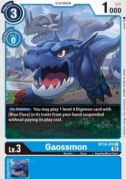 Gaossmon (BT10-018) - Xros Encounter