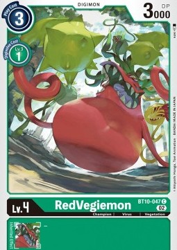 RedVegiemon (BT10-047) - Xros Encounter