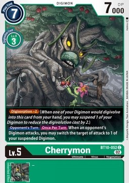 Cherrymon (BT10-052) - Xros Encounter