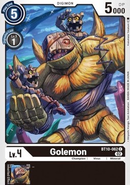 Golemon (BT10-062) - Xros Encounter