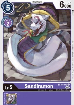 Sandiramon (BT10-079) - Xros Encounter