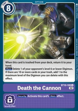 Death the Cannon (BT10-108) - Xros Encounter