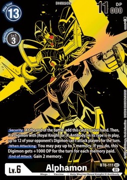 Alphamon (BT6-111) - Xros Encounter