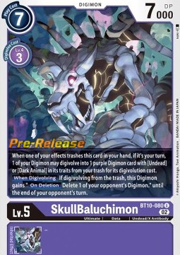 SkullBaluchimon (BT10-080) - Promos: Xros Encounter