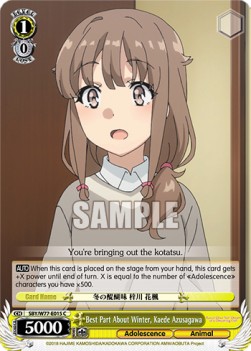 Best Part About Winter, Kaede Azusagawa - Rascal Does Not Dream of a Dreaming Girl