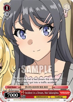 Incident in a Dream, Mai Sakurajima - Rascal Does Not Dream of a Dreaming Girl