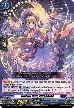 Direful Doll, Amandine [D Format] (V.1 - Triple Rare) - Blazing Dragon Reborn
