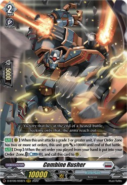 Combine Rusher [D Format] (V.1 - Triple Rare) - Blazing Dragon Reborn