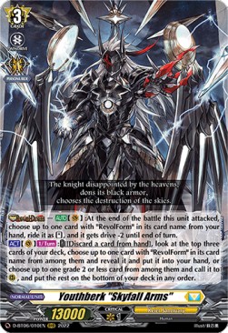 Youthberk "Skyfall Arms" [D Format] (V.1 - Triple Rare) - Blazing Dragon Reborn