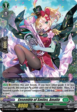 Ensemble of Smiles, Amalie [D Format] (V.1 - Double Rare) - Blazing Dragon Reborn
