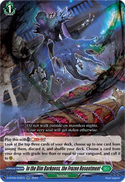 In the Dim Darkness, the Frozen Resentment [D Format] (V.1 - Double Rare) - Blazing Dragon Reborn