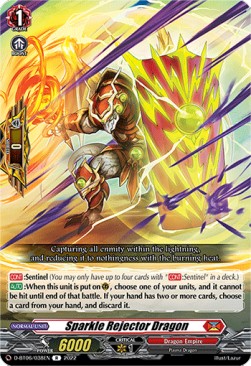 Sparkle Rejector Dragon [D Format] (V.1 - Rare) - Blazing Dragon Reborn