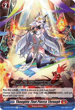 Thoughts That Pierce Through [D Format] (V.1 - Rare) - Blazing Dragon Reborn