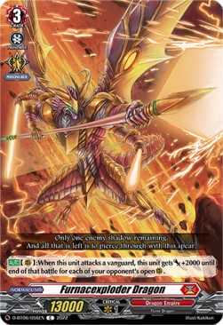 Furnacexploder Dragon [D Format] - Blazing Dragon Reborn