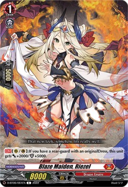 Blaze Maiden, Riezel [D Format] - Blazing Dragon Reborn