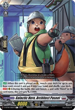 Galactic Hero, Architect Paseel [D Format] - Blazing Dragon Reborn