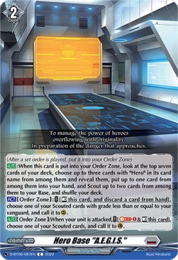 Hero Base "A.E.G.I.S." [D Format] - Blazing Dragon Reborn