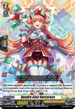 Quadra Cast Sorceress [D Format] - Blazing Dragon Reborn
