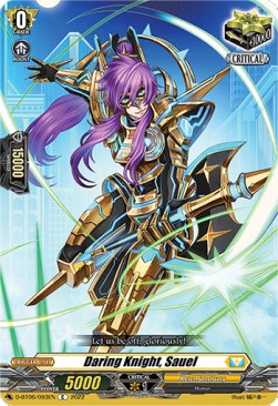 Daring Knight, Sauel [D Format] - Blazing Dragon Reborn
