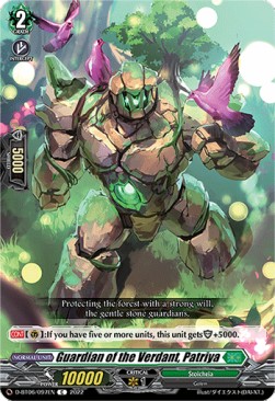Guardian of the Verdant, Patriya [D Format] - Blazing Dragon Reborn