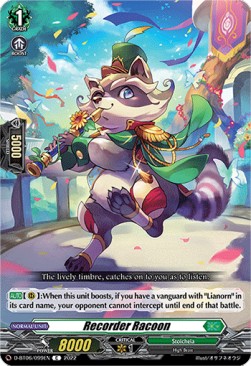 Recorder Racoon [D Format] - Blazing Dragon Reborn