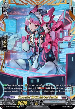 Galactic Hero, Direct Foriel [D Format] (V.2 - Feature Rare) - Blazing Dragon Reborn