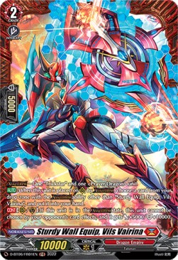 Sturdy Wall Equip, Vils Vairina [D Format] (V.2 - Feature Rare) - Blazing Dragon Reborn