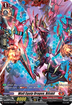 Wall Equip Dragon, Bilskil [D Format] (V.2 - Feature Rare) - Blazing Dragon Reborn