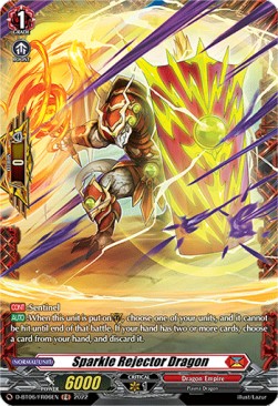 Sparkle Rejector Dragon [D Format] (V.2 - Feature Rare) - Blazing Dragon Reborn