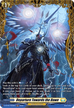 Departure Towards the Dawn [D Format] (V.2 - Feature Rare) - Blazing Dragon Reborn