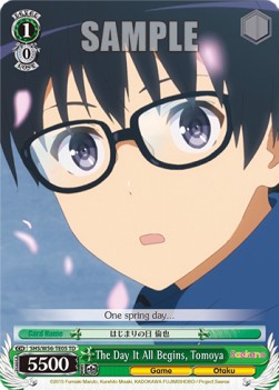 The Day It All Begins, Tomoya - Saekano: How to Raise a Boring Girlfriend