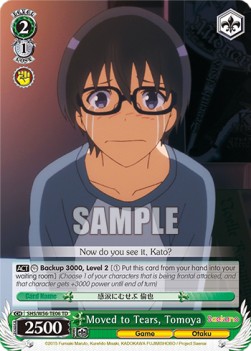 Moved to Tears, Tomoya - Saekano: How to Raise a Boring Girlfriend