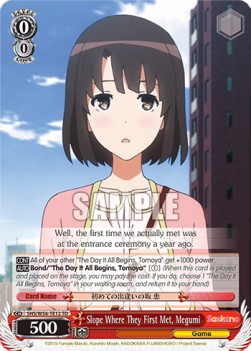 Slope Where They First Met, Megumi - Saekano: How to Raise a Boring Girlfriend