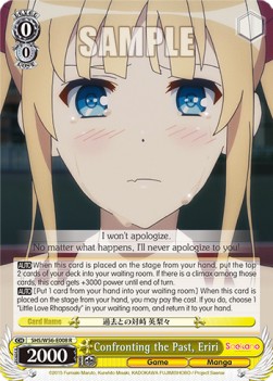 Confronting the Past, Eriri - Saekano: How to Raise a Boring Girlfriend