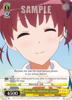Who She Admired, Izumi - Saekano: How to Raise a Boring Girlfriend