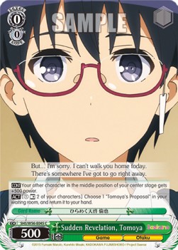 Sudden Revelation, Tomoya - Saekano: How to Raise a Boring Girlfriend